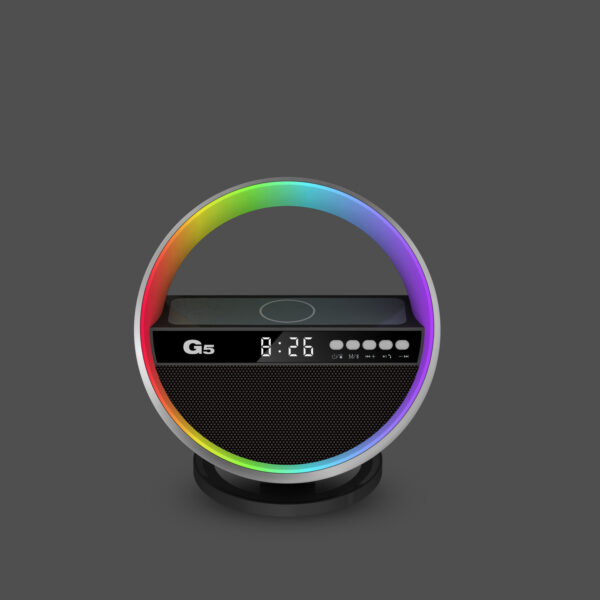 2024 New Multifunction RGB Night Light Wireless Charger Bluetooth Speaker Large G Ambience Light Home Decor - Image 5