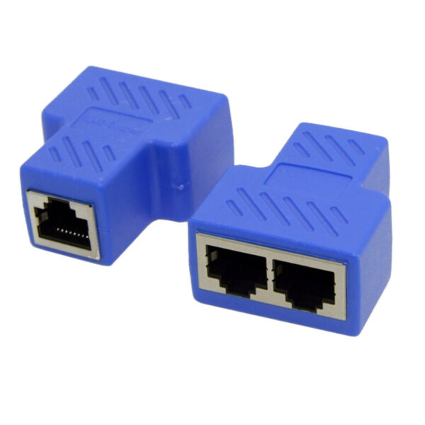 RJ45 Network Three-way Tee Network Cable Cable Seperater Network Cable Extension One Divided Into Two Adapter IPTV Network Cable Connector - Image 6