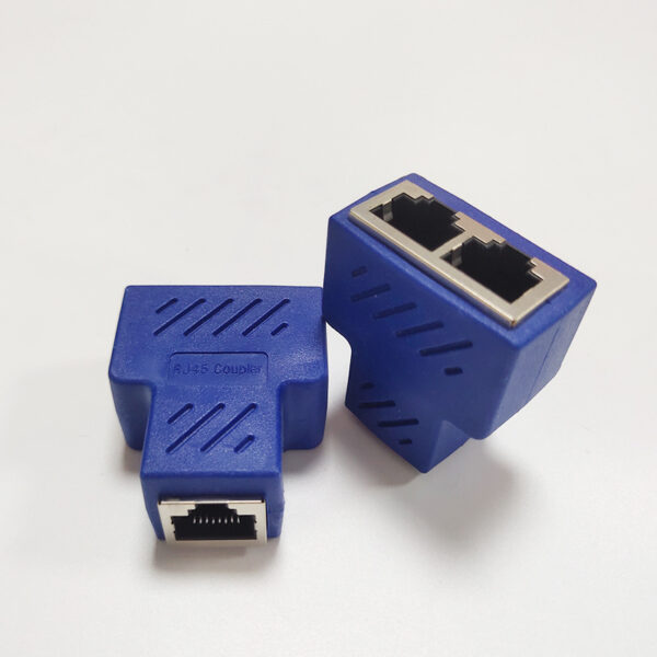 RJ45 Network Three-way Tee Network Cable Cable Seperater Network Cable Extension One Divided Into Two Adapter IPTV Network Cable Connector - Image 8