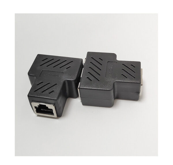 RJ45 Network Three-way Tee Network Cable Cable Seperater Network Cable Extension One Divided Into Two Adapter IPTV Network Cable Connector - Image 4